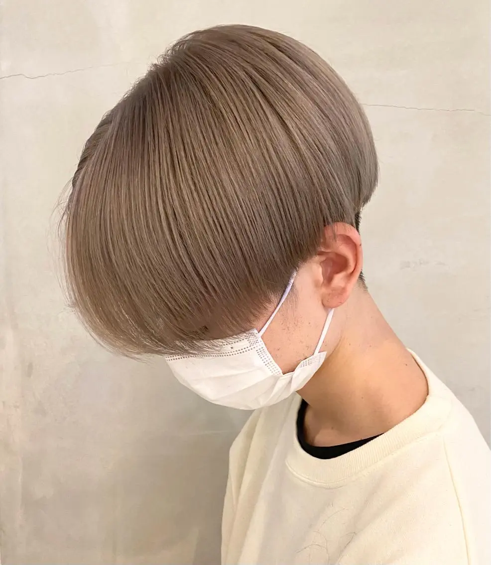 ショート カラー メンズ カット パーマ Gain池下 レディースのヘアスタイル