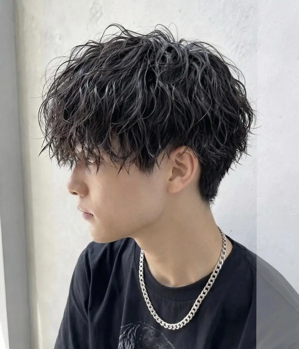 メンズ パーマ YASUHIRO★ 髪質改善/エクステのヘアスタイル