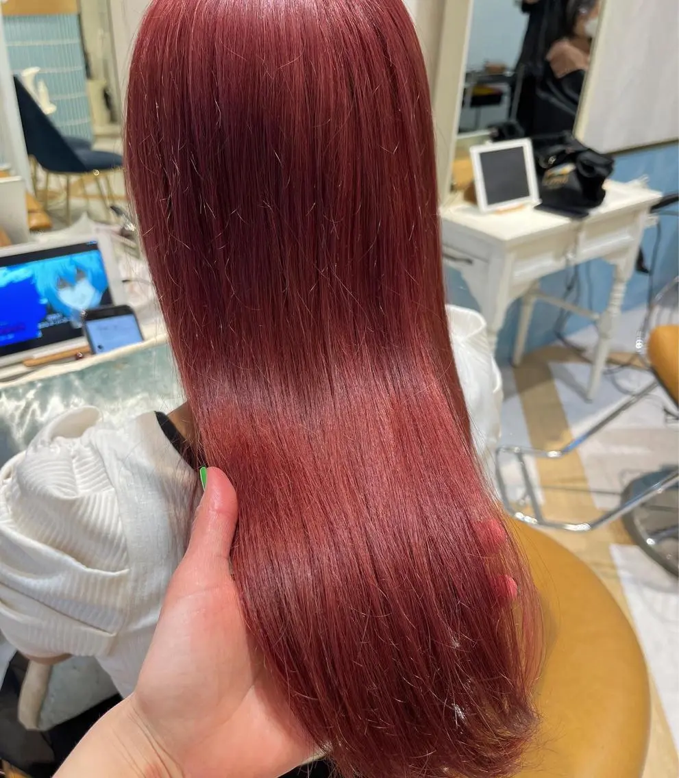 セミロング カット ヘアカラー トリートメント Yurina 💖透明感カラー💖のヘアスタイル