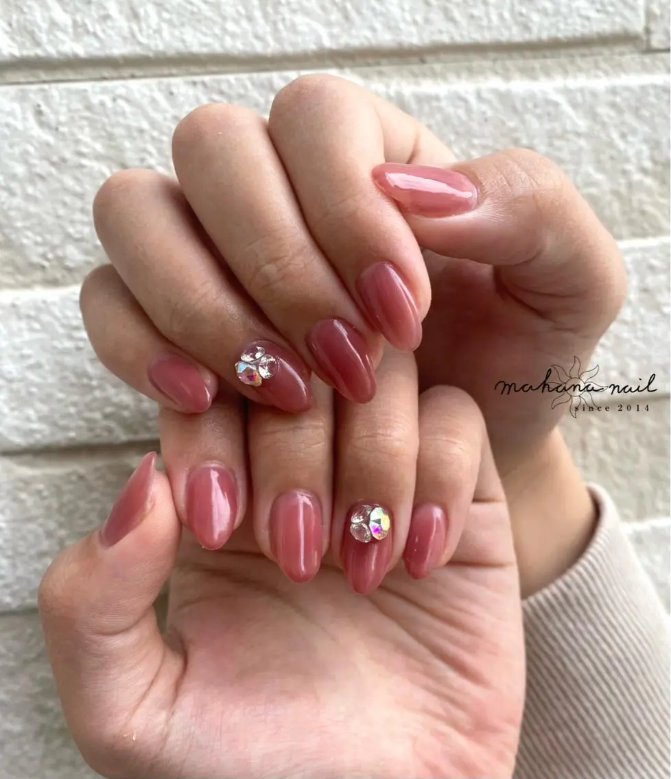 ネイル ワンカラーネイル mahana nailのネイルデザイン
