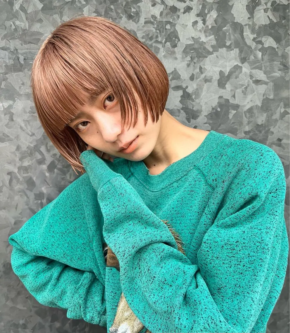 ショート カラー レイヤー/似合わせ TAKUYAのヘアスタイル