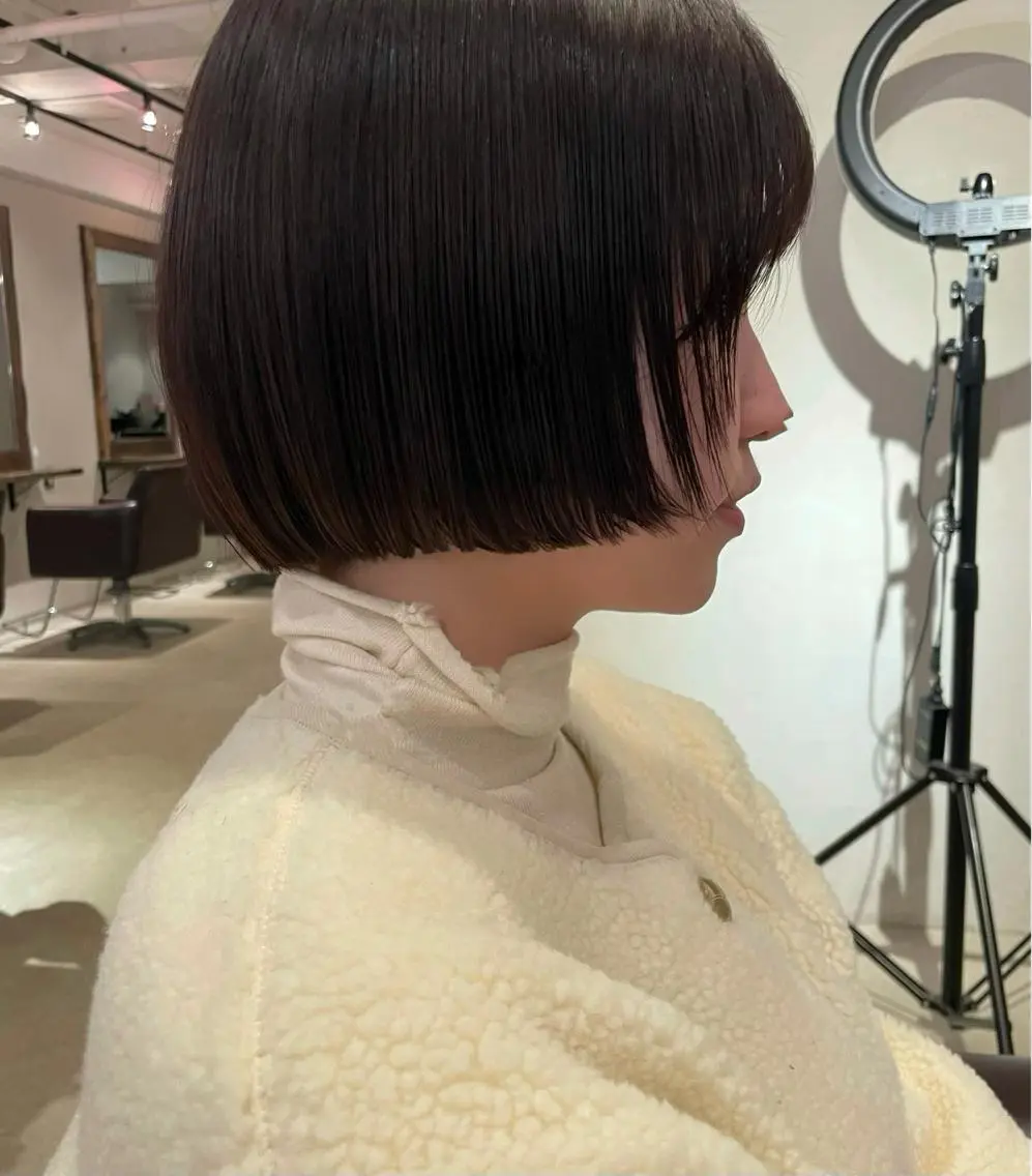 ショート カット トリートメント minatsu 東京の技術を京都でのヘアスタイル