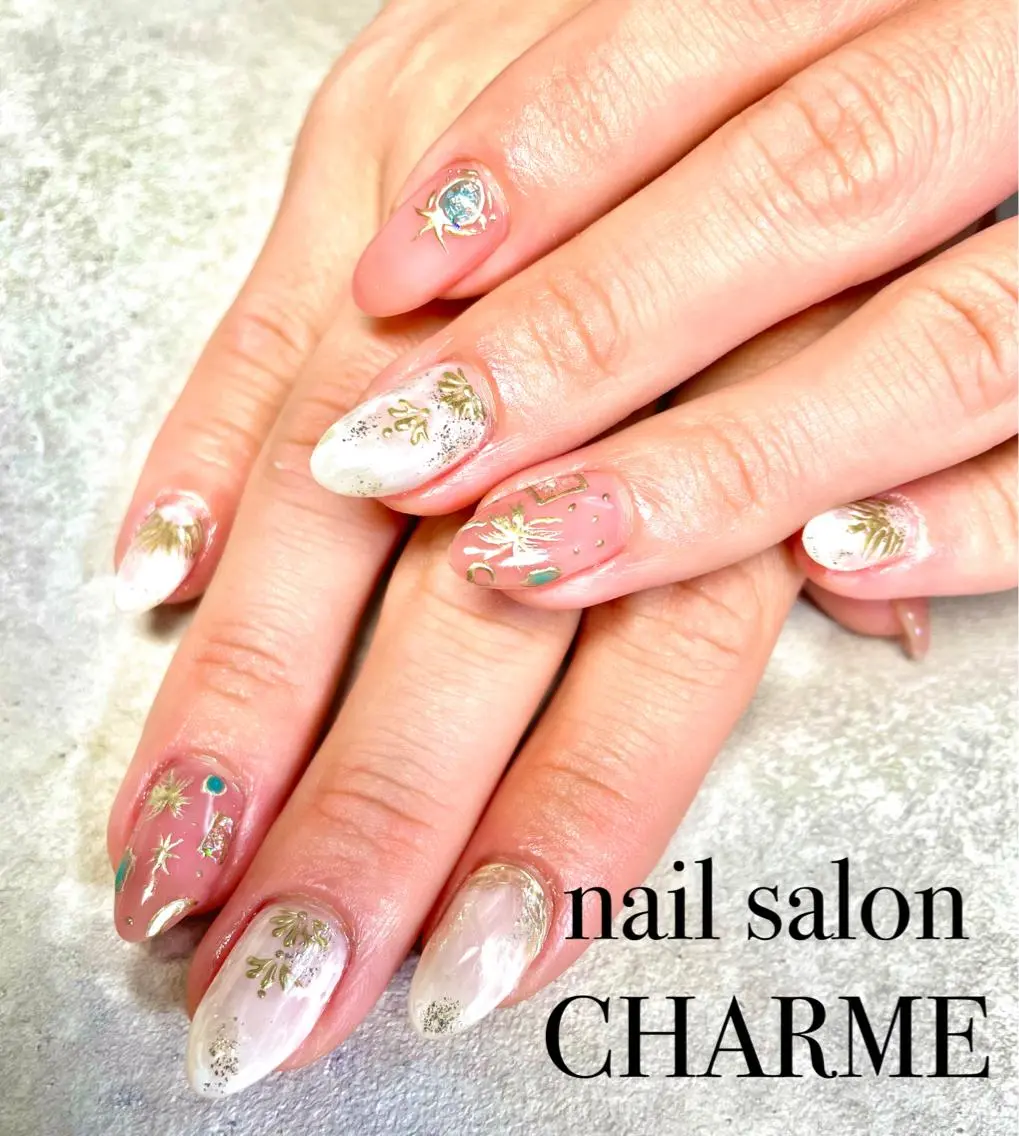 ネイル アートネイル nail salon CHARMEのネイルデザイン