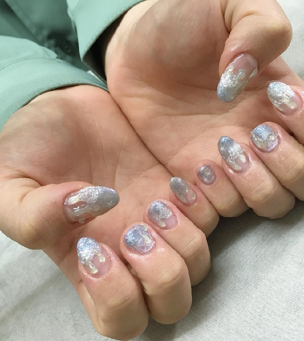 ネイル キラキラネイル ハンドネイル 推しネイル | 　aycnailのネイルデザイン
