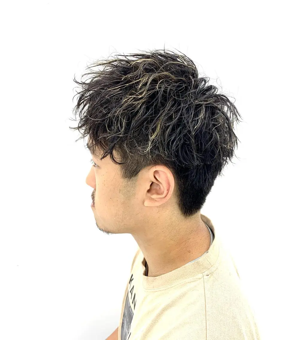 カラー パーマ メンズ カット ヘアカラー 柏メンズカットパーマ NO.1タイチのヘアスタイル
