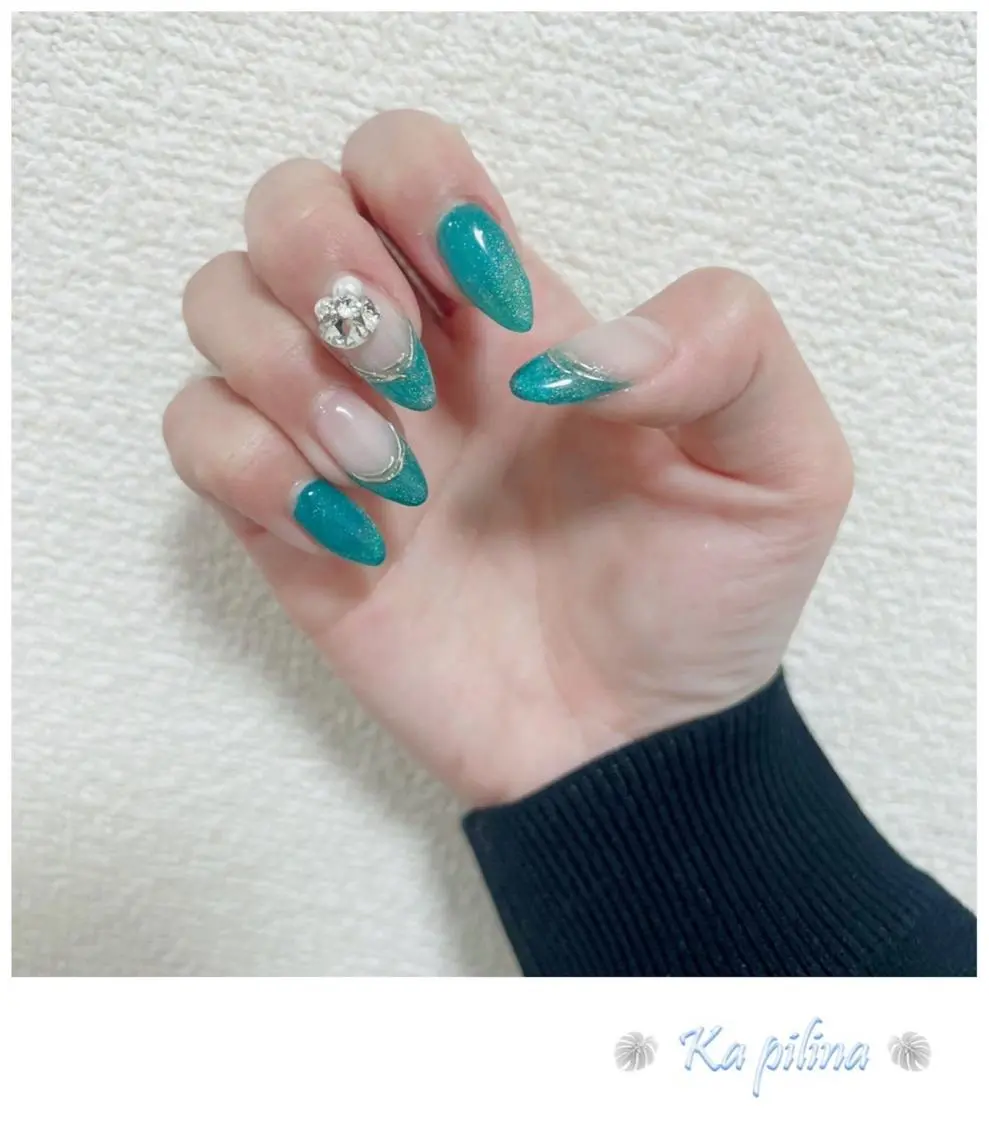 ネイル マグネットネイル Nail salon Ka pilinaのネイルデザイン