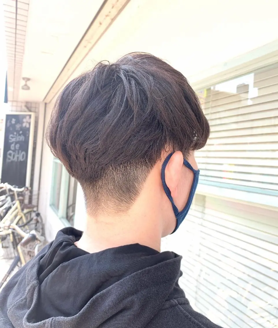 メンズ マッシュ メンズパーマ カット パーマ ゆうき あすかのヘアスタイル