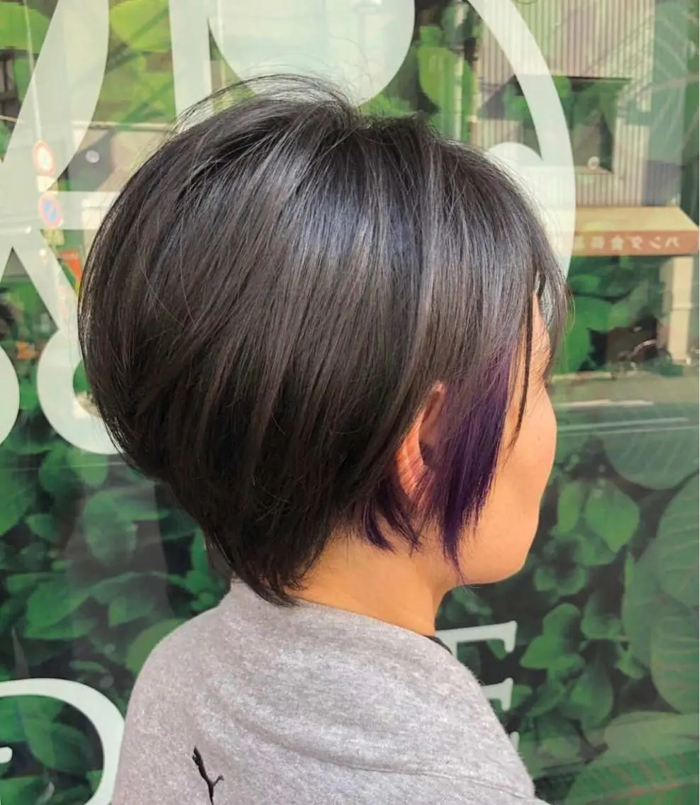 ショート カラー カット ヘアカラー 薬師寺 優のヘアスタイル