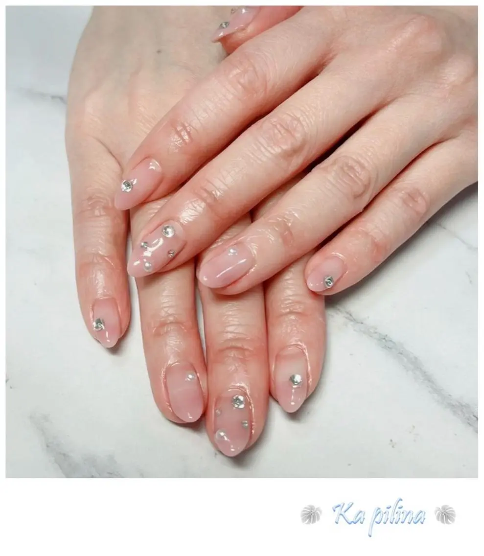 ネイル オフィスネイル シンプルネイル Nail salon Ka pilinaのネイルデザイン
