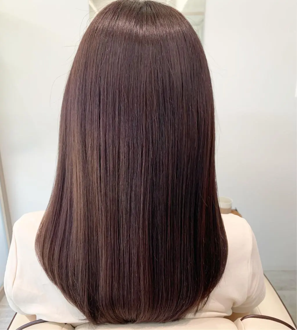 ミディアム 垢抜け 雰囲気アップ ふにゅう ののかのヘアスタイル