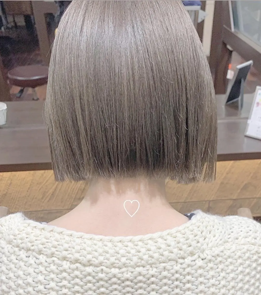 ミディアム カラー ハイトーンカラー♡ yuのヘアスタイル