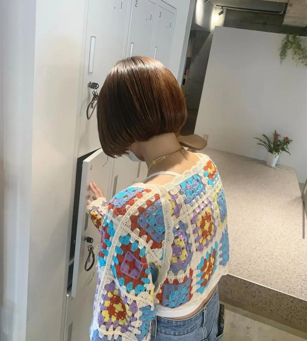 ミディアム ヘアアレンジ 七原 海夕のヘアスタイル