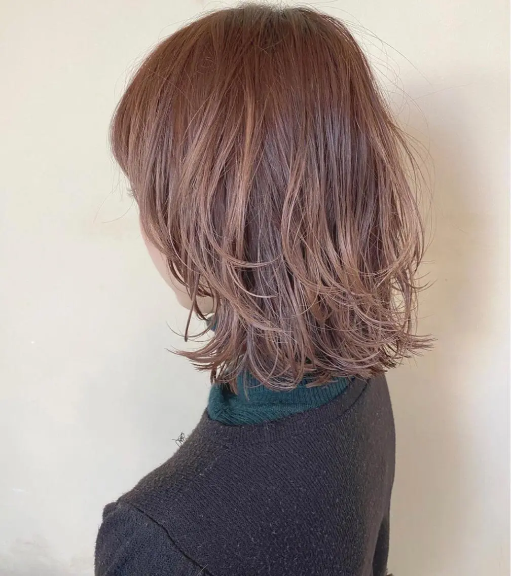 ミディアム カット トリートメント マツノ ユウキのヘアスタイル