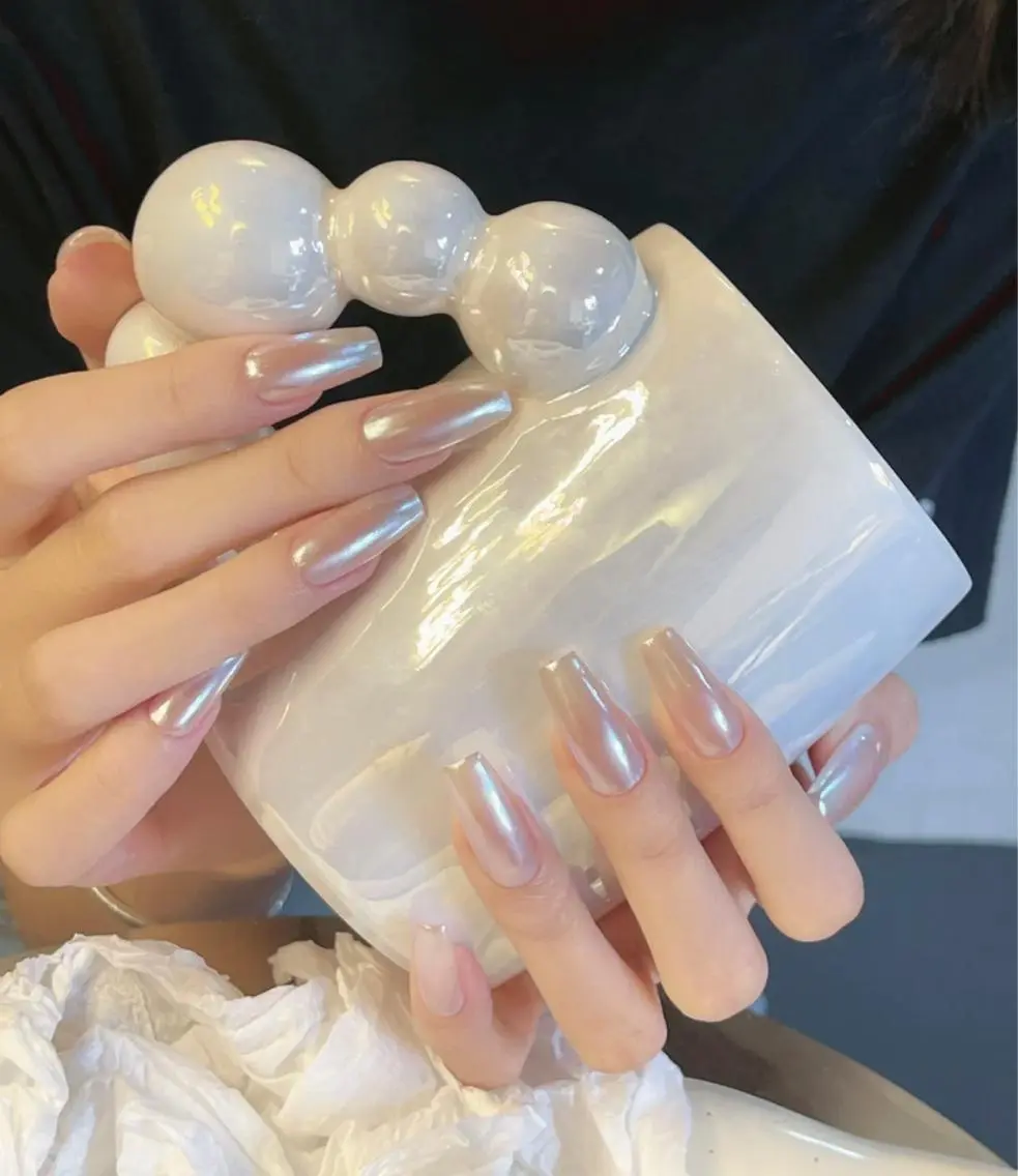セミロング めぐみのネイルサロン スタッフ練習のネイルデザイン