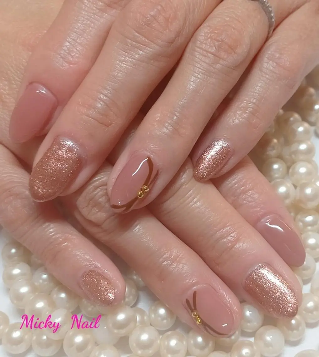 ネイル オフィスネイル シンプルネイル Micky nail chikushinoのその他イメージ
