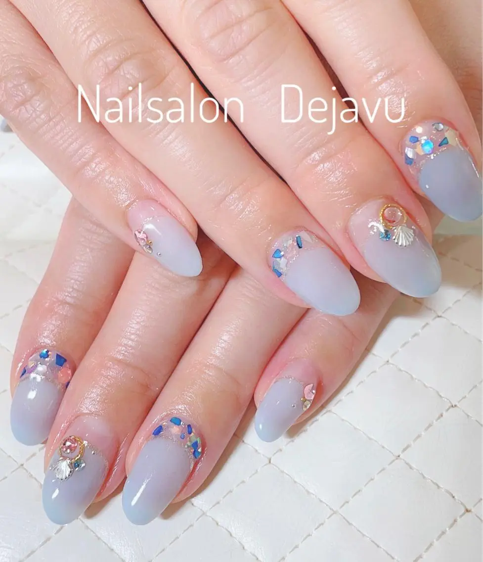 ネイル アートネイル ピンク Nail salon Dejavu 🌿のネイルデザイン