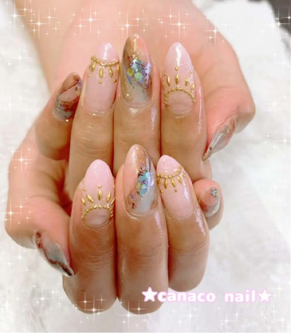 ネイル ハンドネイル ハンドケア ベテランネイル cnc  nailのネイルデザイン