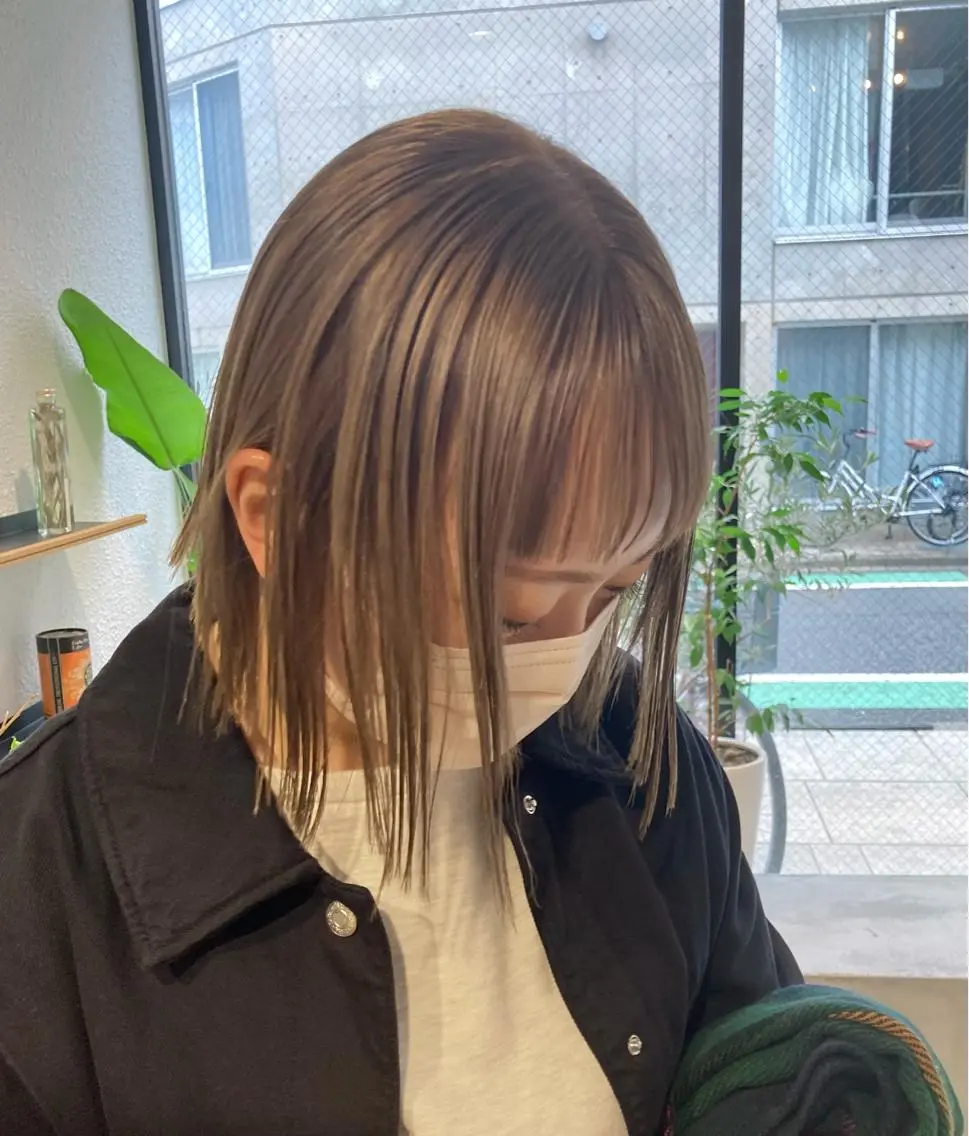 ショート カラー Chlan岡本 坂本のヘアスタイル