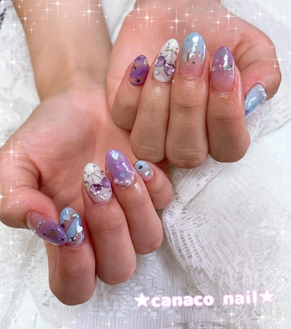ネイル ストーンネイル ベテランネイル cnc nailのネイルデザイン