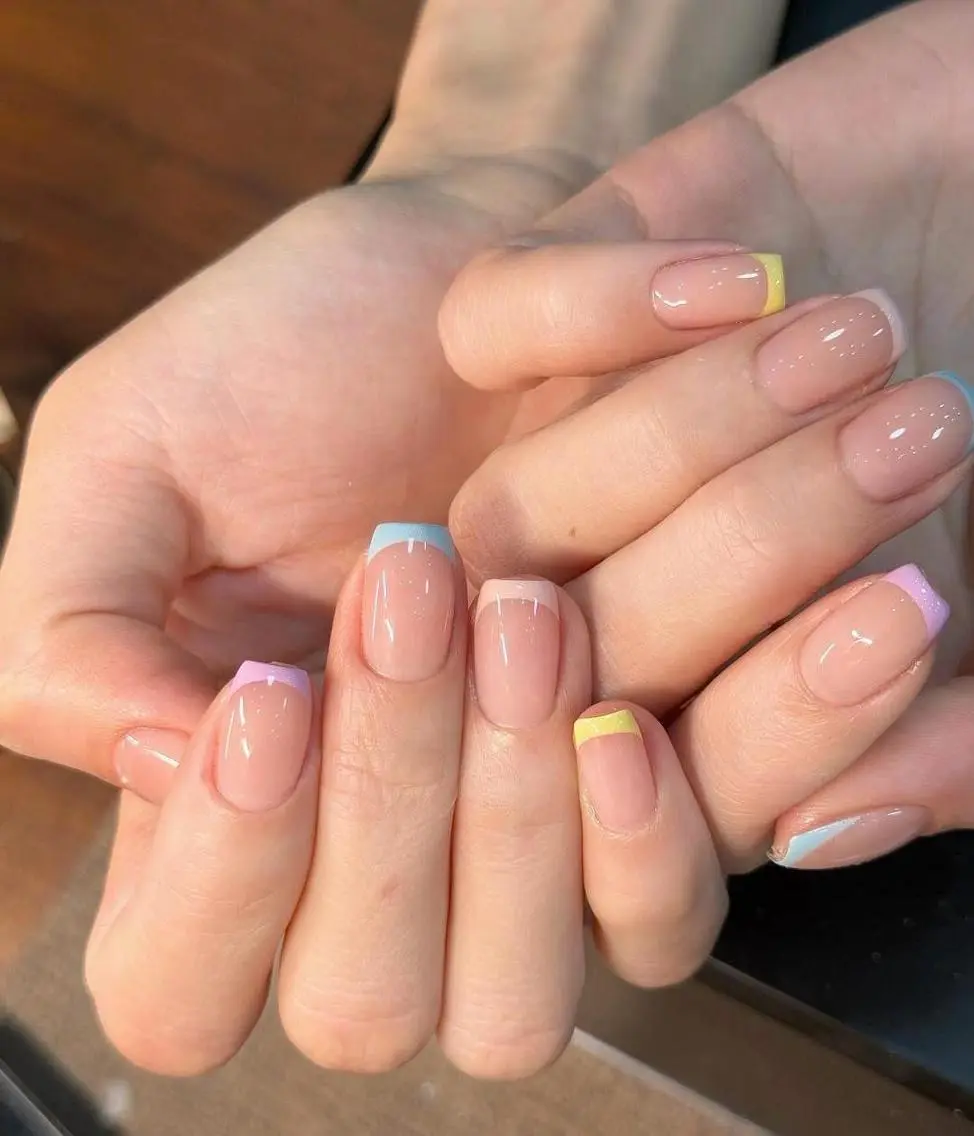 ネイル アートネイル フレンチネイル ジェルネイル グラデーション 韓国ネイル ANNA NAILのネイルデザイン