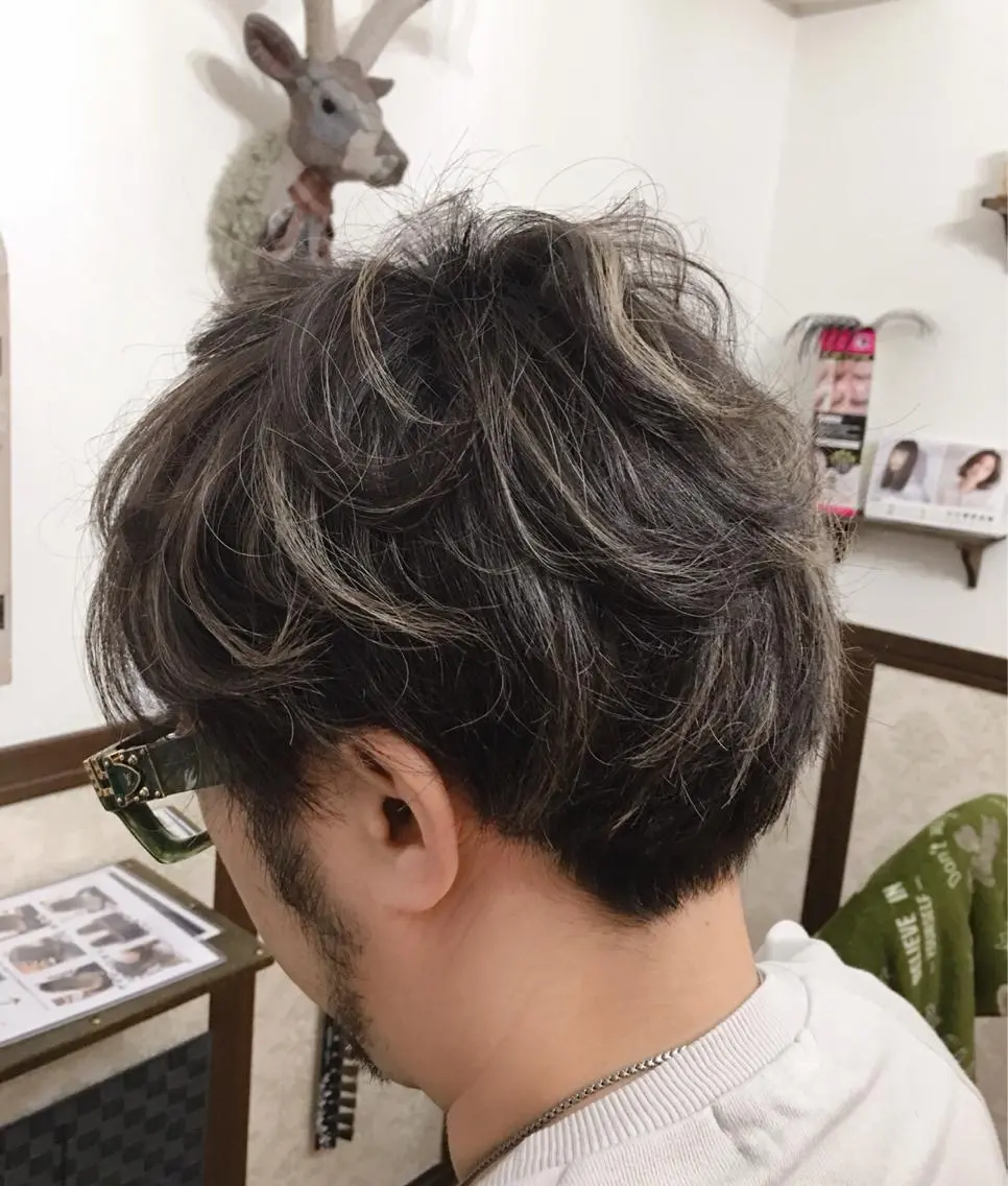 ショート カラー メンズ 究極の艶髪! 艶神!大矢祥央のヘアスタイル