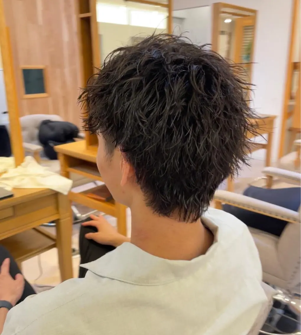 パーマ メンズ siie ヤギのヘアスタイル