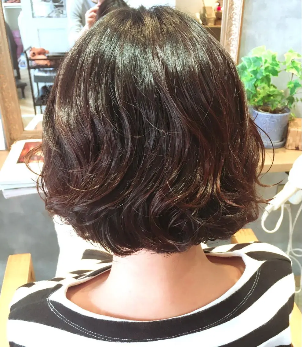 ショート パーマ カット パーマ トリートメント 浦山 和之のヘアスタイル