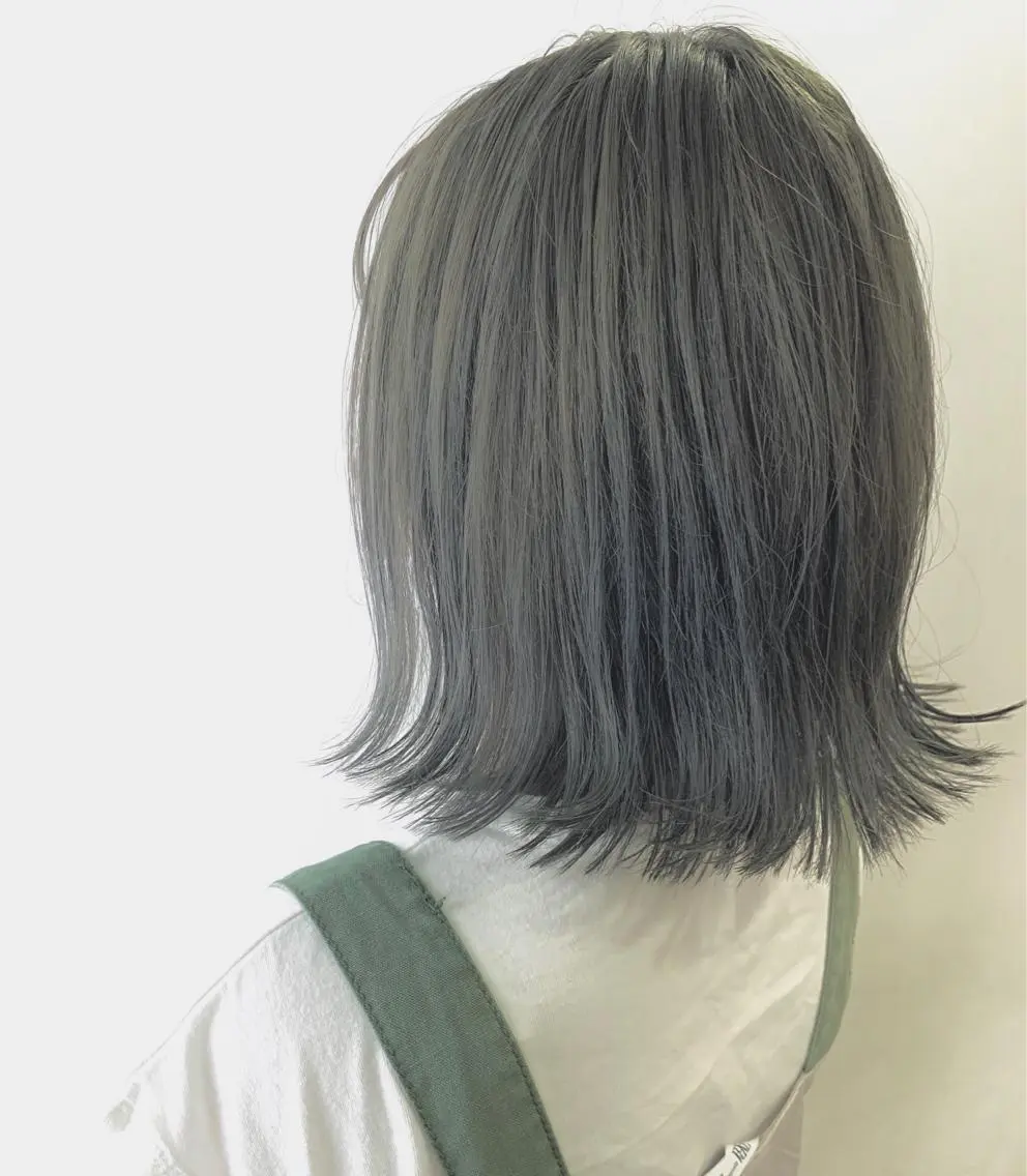 ミディアム カラー ブリーチ ハイライト／艶カラー 大河シンジのヘアスタイル