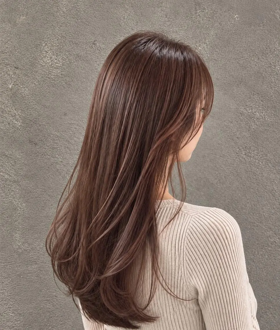 ロング カラー 脇田 麗乃のヘアスタイル