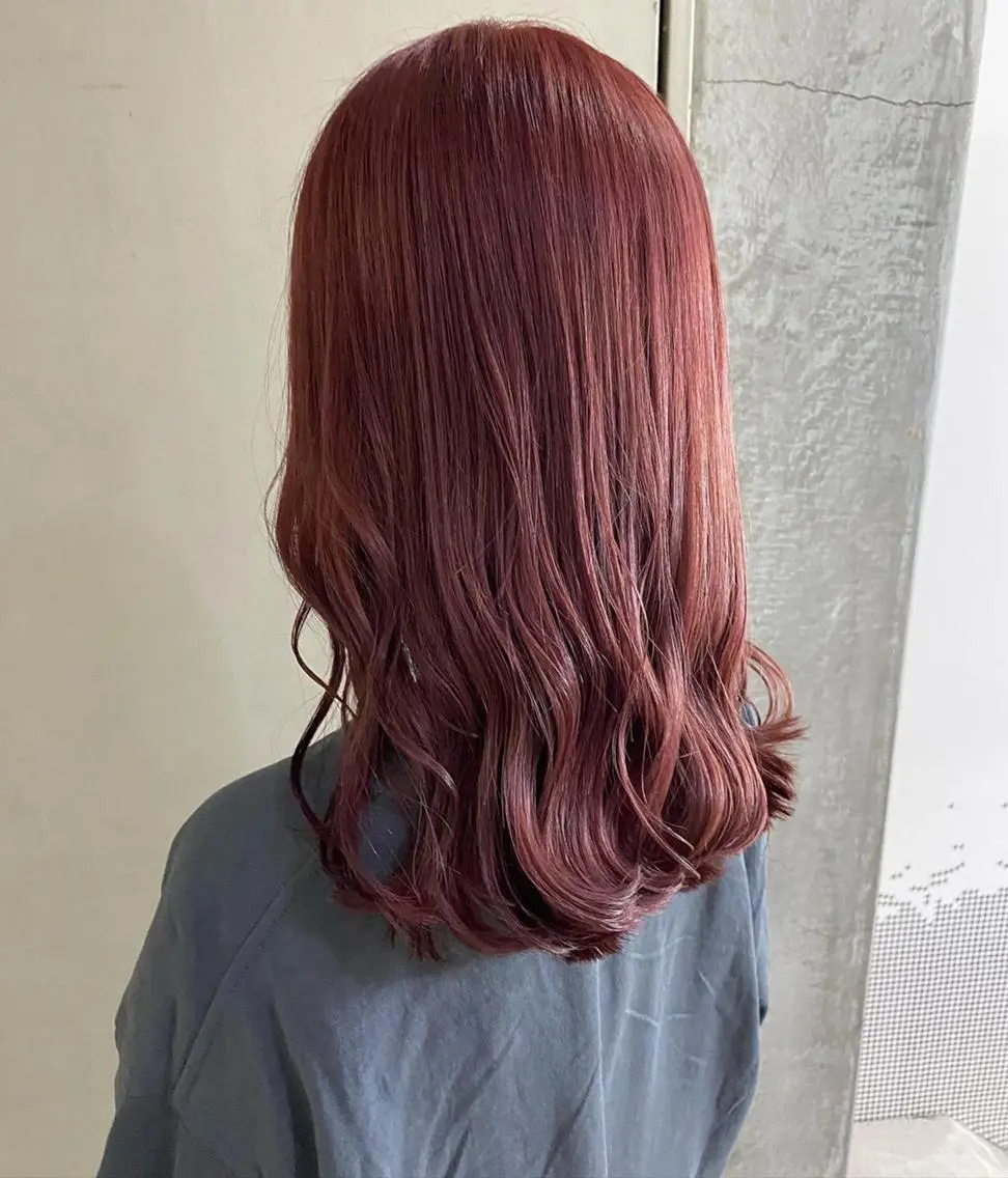 ミディアム カラー ブリーチ 清村 和音のヘアスタイル