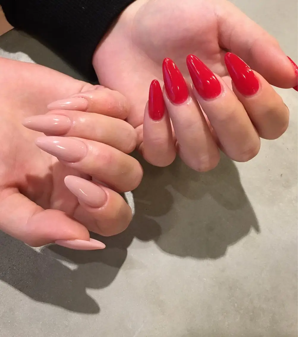 ネイル 長さ出し ラメ(グリッター) ワンカラーネイル ストーンネイル ハンドネイル nail salon Soeurのネイルデザイン
