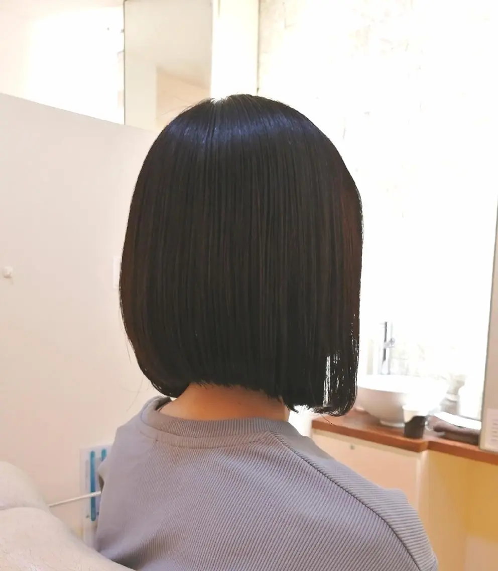 ミディアム 縮毛矯正 カット 縮毛矯正 トリートメント 鈴木 さやかのヘアスタイル