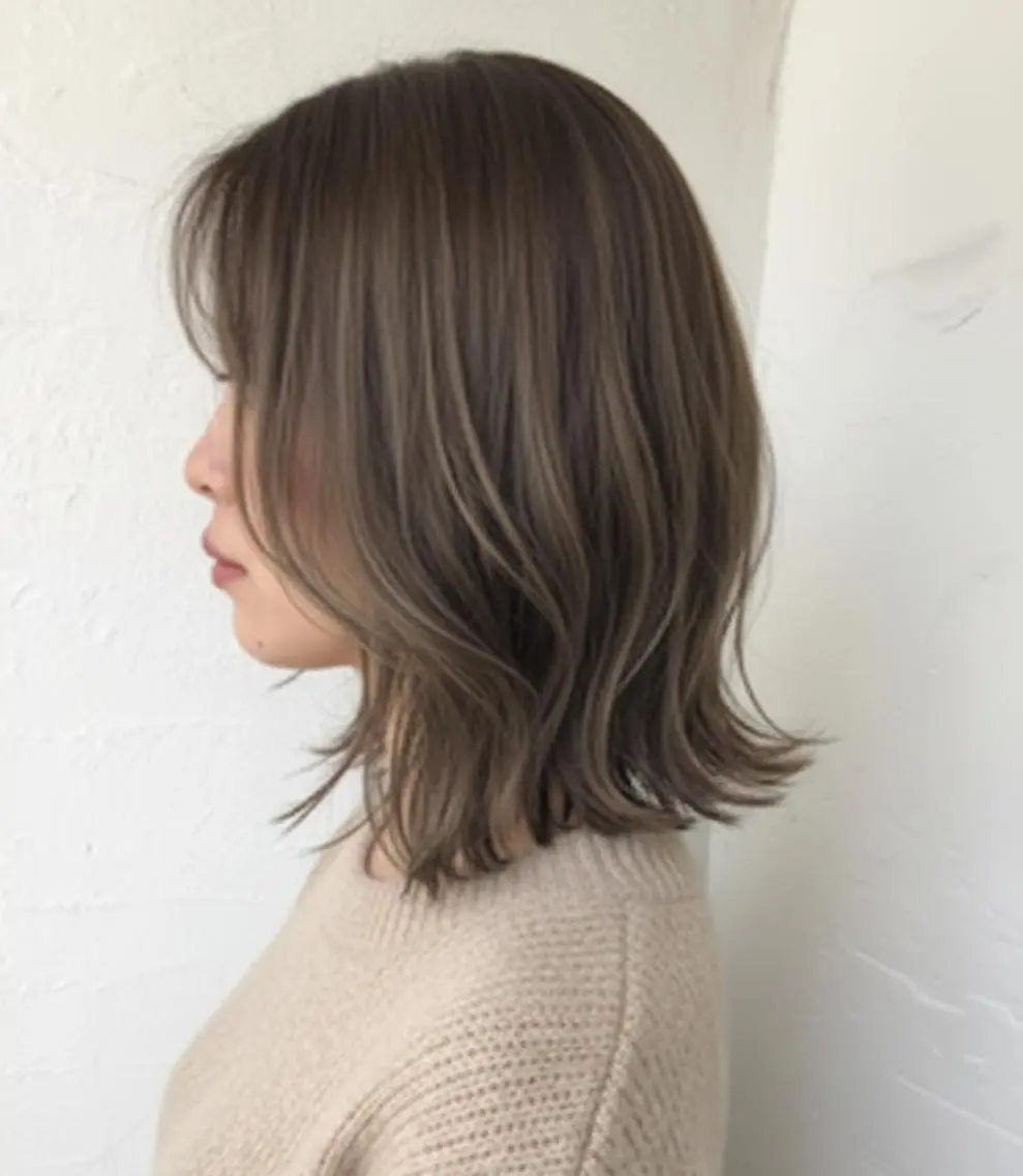 ミディアム ベージュ＊Spica 【ミルクティー】のヘアスタイル