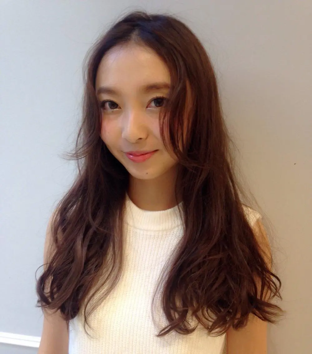ロング 顔周りカット 髪質改善/縮毛矯正 🎀小林 唯 🎀のヘアスタイル