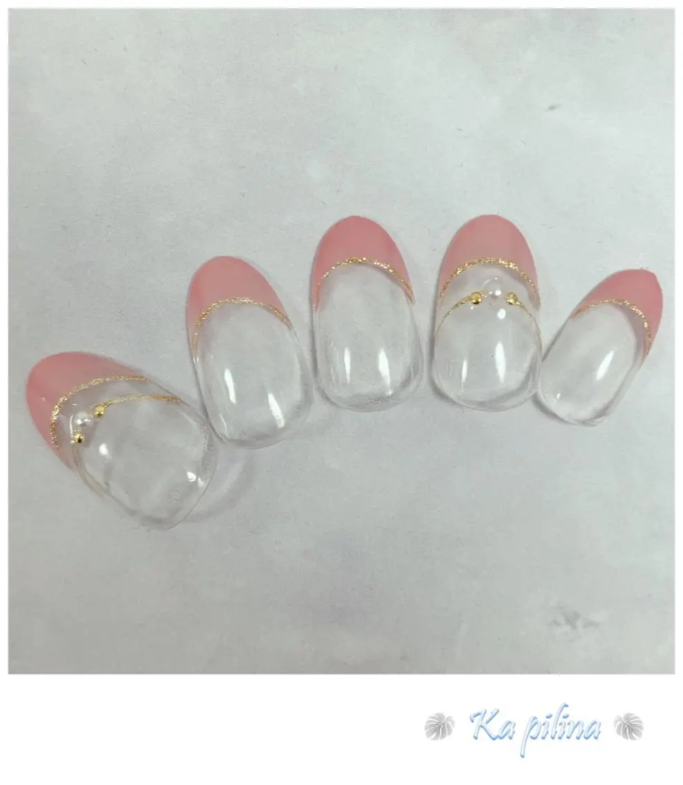 ネイル フレンチネイル シンプルネイル Nail salon Ka pilinaのネイルデザイン