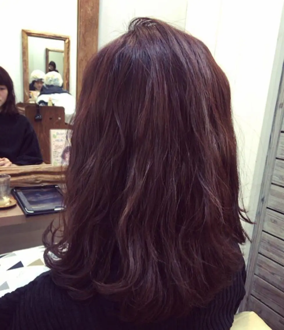 カラー 【mokuオーナー】 ちはるのヘアスタイル