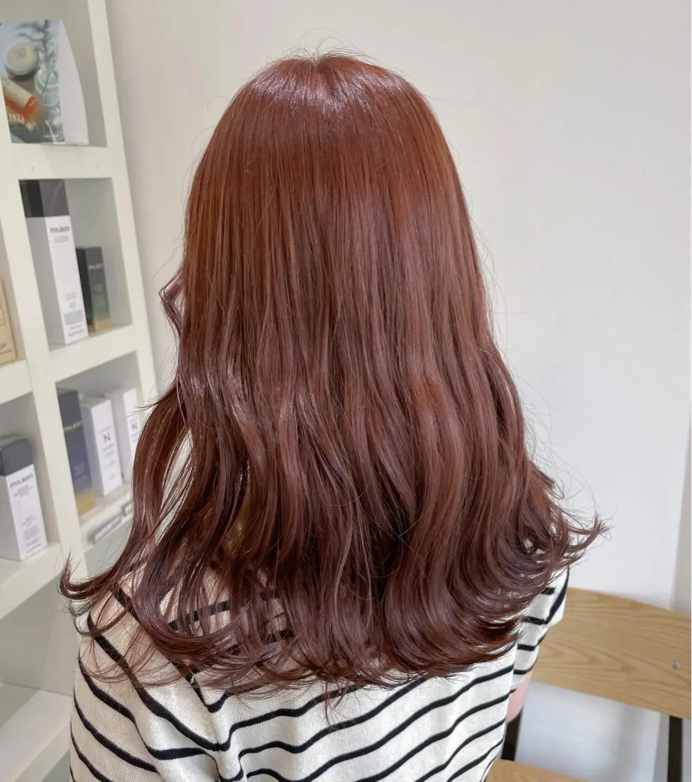 セミロング カラー mir MIYUのヘアスタイル