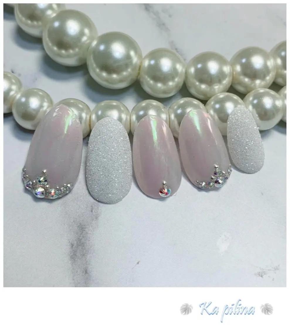 ネイル ミラーネイル Nail salon Ka pilinaのネイルデザイン