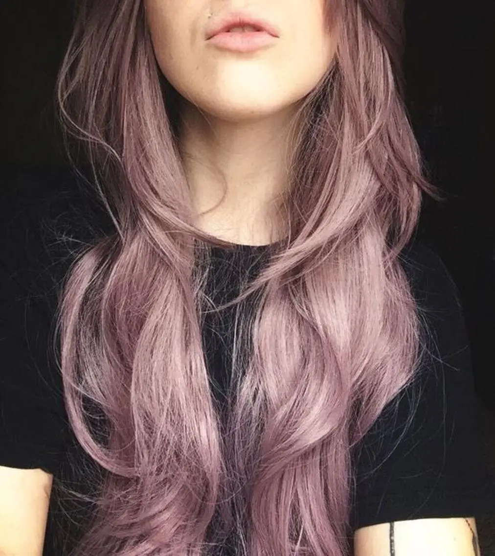 ロング カラー パーマ ヘアアレンジ Device ディバイスのヘアスタイル