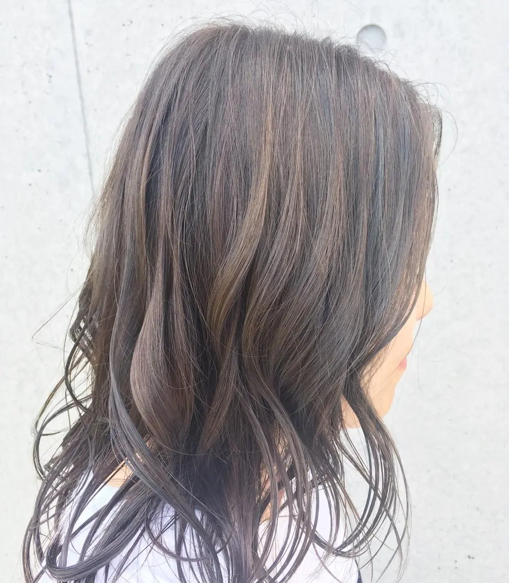 カラー ハイライトカラー くまがい みゆ【edge.】のヘアスタイル