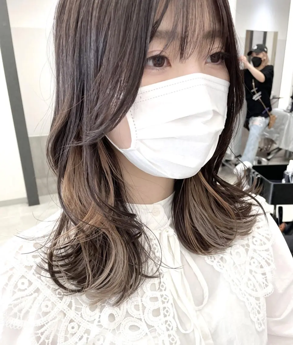 ミディアム ヘアカラー JILL by GiseL/天神のヘアスタイル