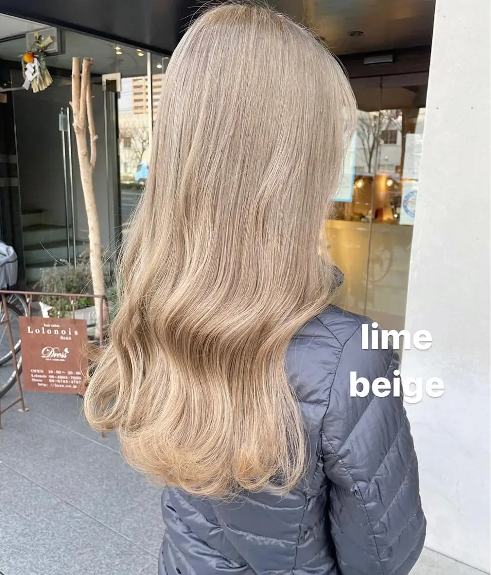 ロング カラー ヘアカラー トリートメント ハイトーンカラー♡ yuのヘアスタイル