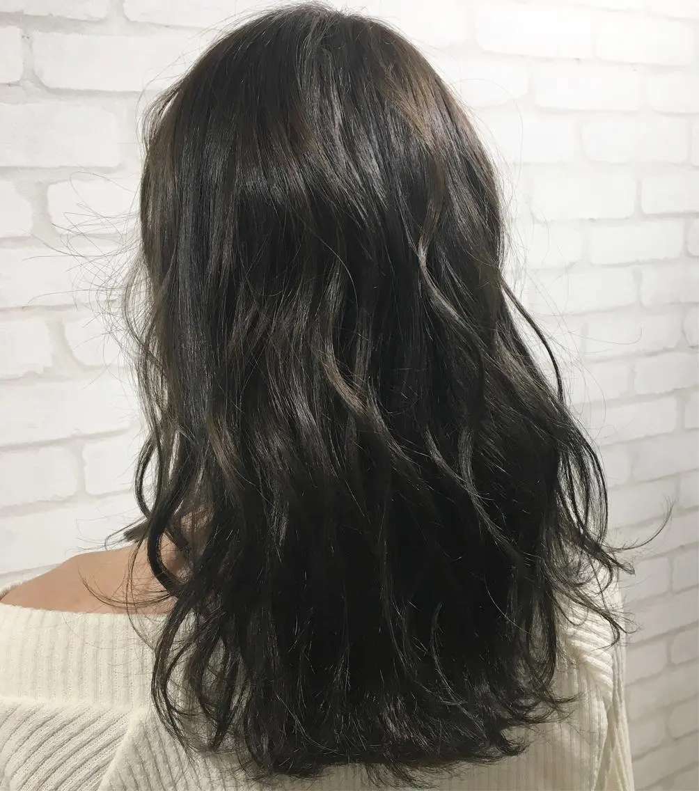 セミロング ヘアカラー トリートメント RecheRche 池袋のヘアスタイル