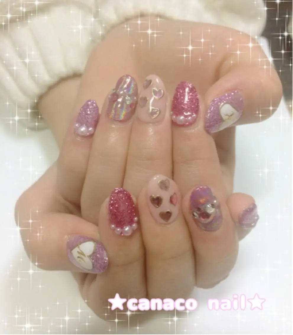 ネイル アートネイル ジェルネイル 持ち込み パラジェル ストーンネイル ハンドネイル ハンドケア ベテランネイル cnc nailのネイルデザイン