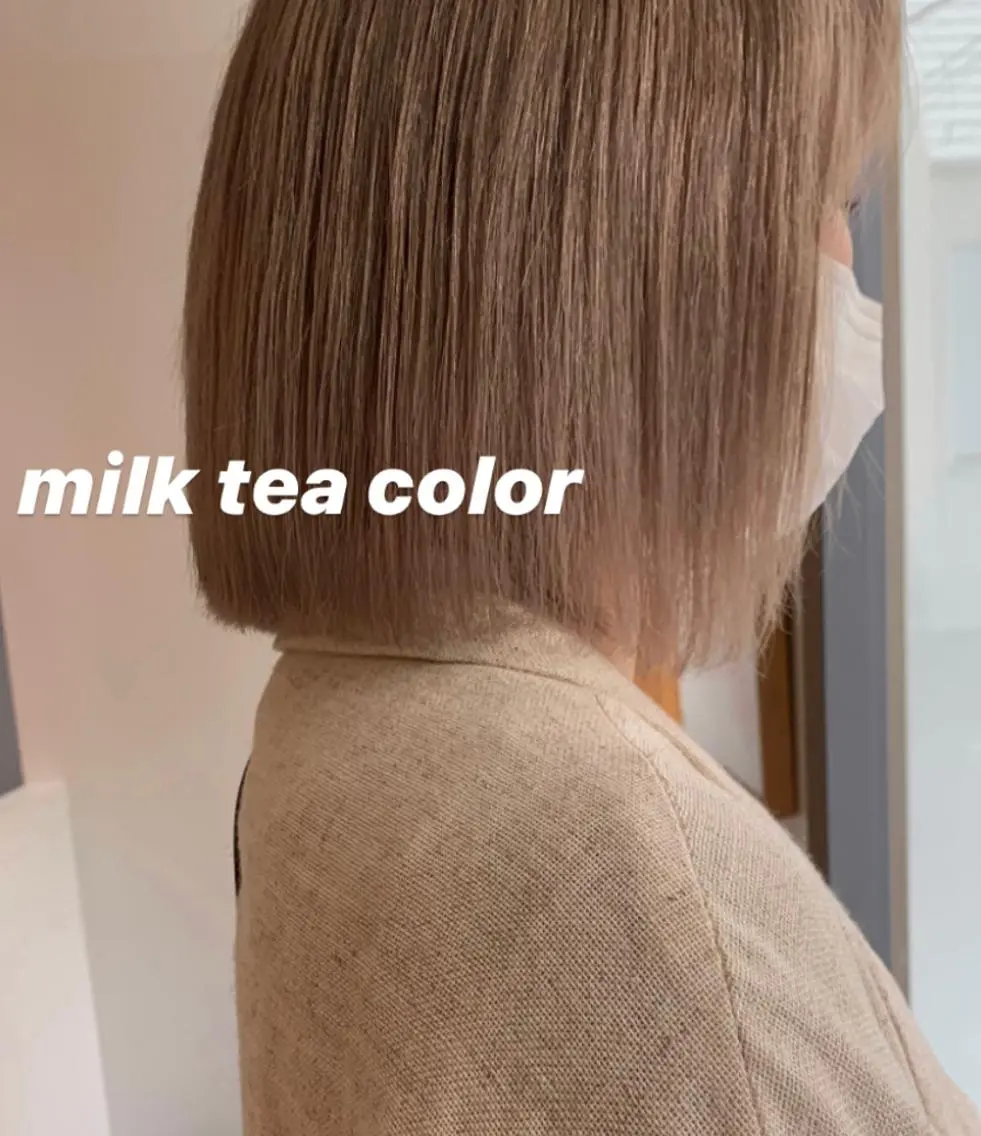 ミディアム カラー ブリーチなしWカラー ／レイヤー🎀マリノのヘアスタイル