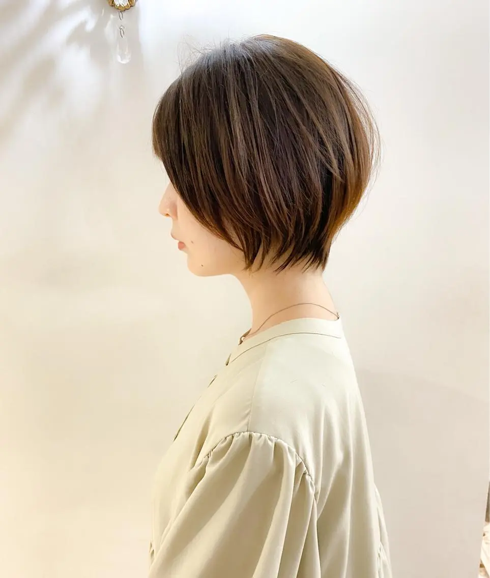 ショート カット 藤田 遼のヘアスタイル
