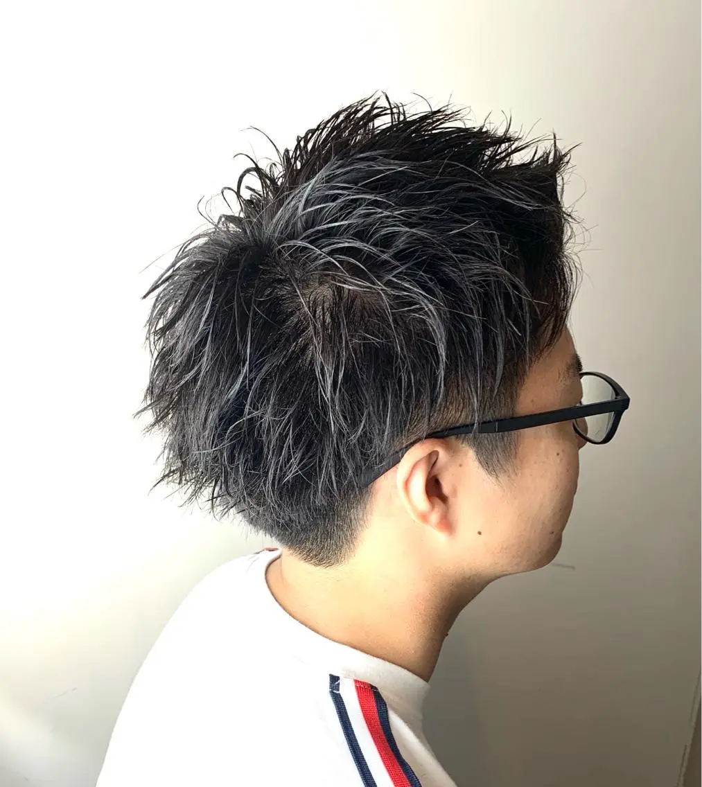 パーマ メンズ カット パーマ 柏メンズカットパーマ NO.1タイチのヘアスタイル