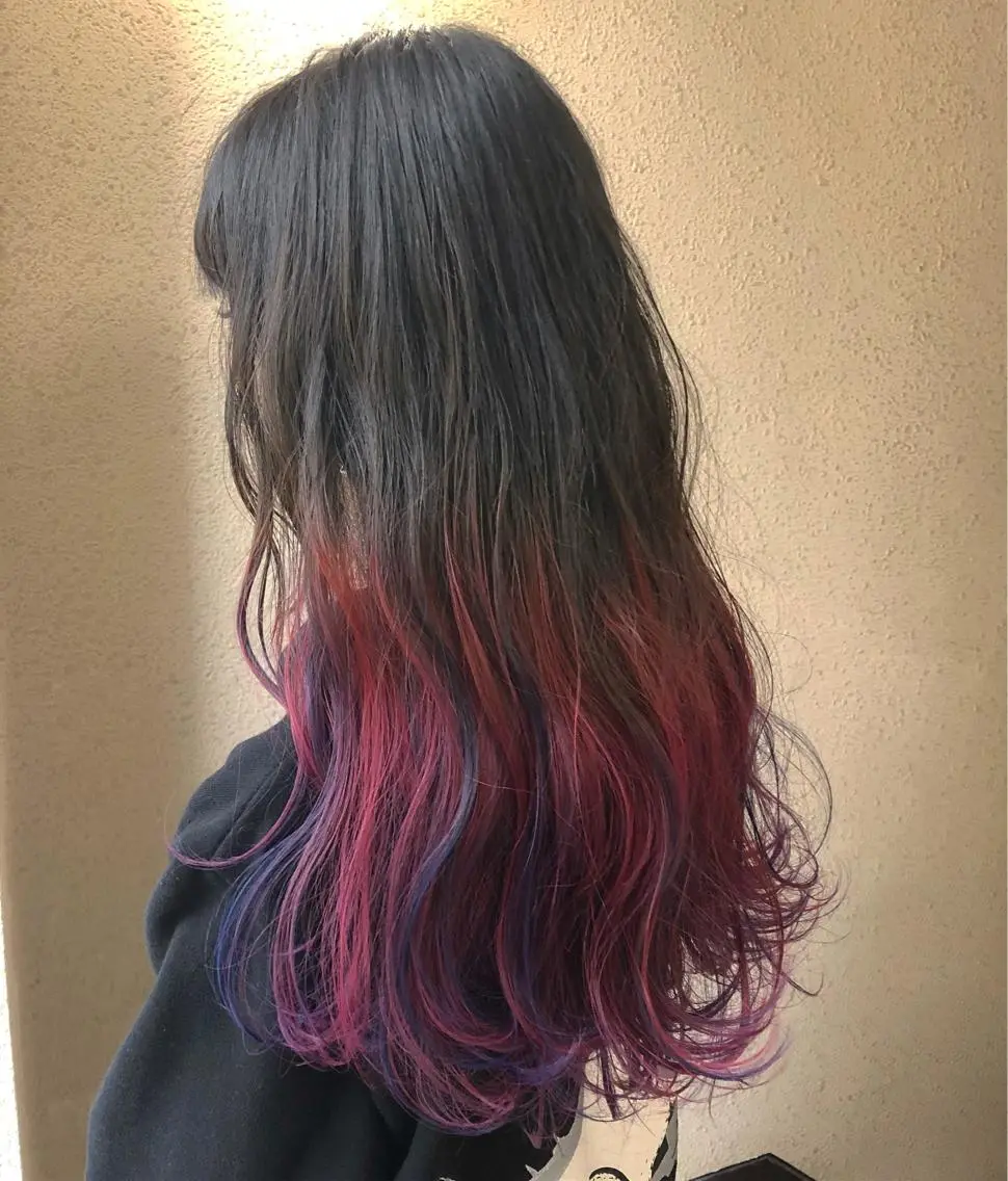 ロング カラー パーマ ヘアアレンジ メンズ キッズ ネイル マツエク・マツパ デザインカラー グラデーションカラー グラデーション 新宿/髪質改善/ 美髪矯正✨浅江通友のヘアスタイル