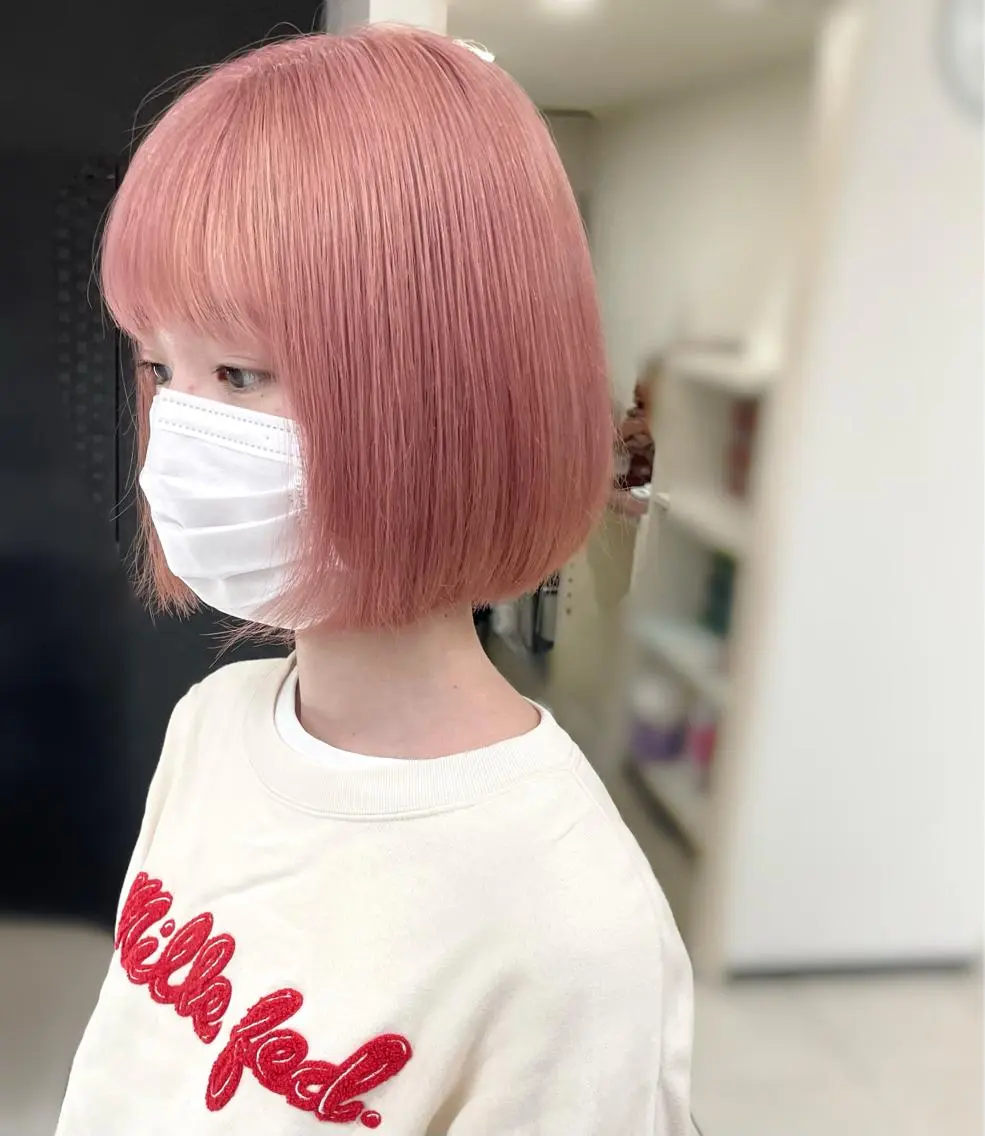 ショート シールエクステ エクステ 髪質改善 トリートメント ヘアカラー トリートメント ハイトーンエクステ 🎩カズキ🎩のヘアスタイル