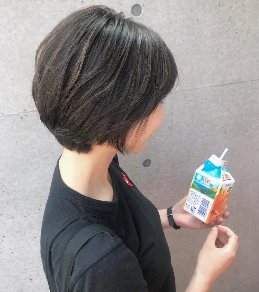 ショート カラー ヘアアレンジ ハイライトカラー ハイライト Satsuki ✂︎♡のヘアスタイル